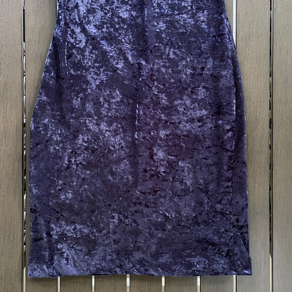 VINTAGE 90s ALL THAT JAZZ CRUSHED VELVET BODYCON HOLIDAY PARTY MINI DRESS!! - Picture 4 of 8